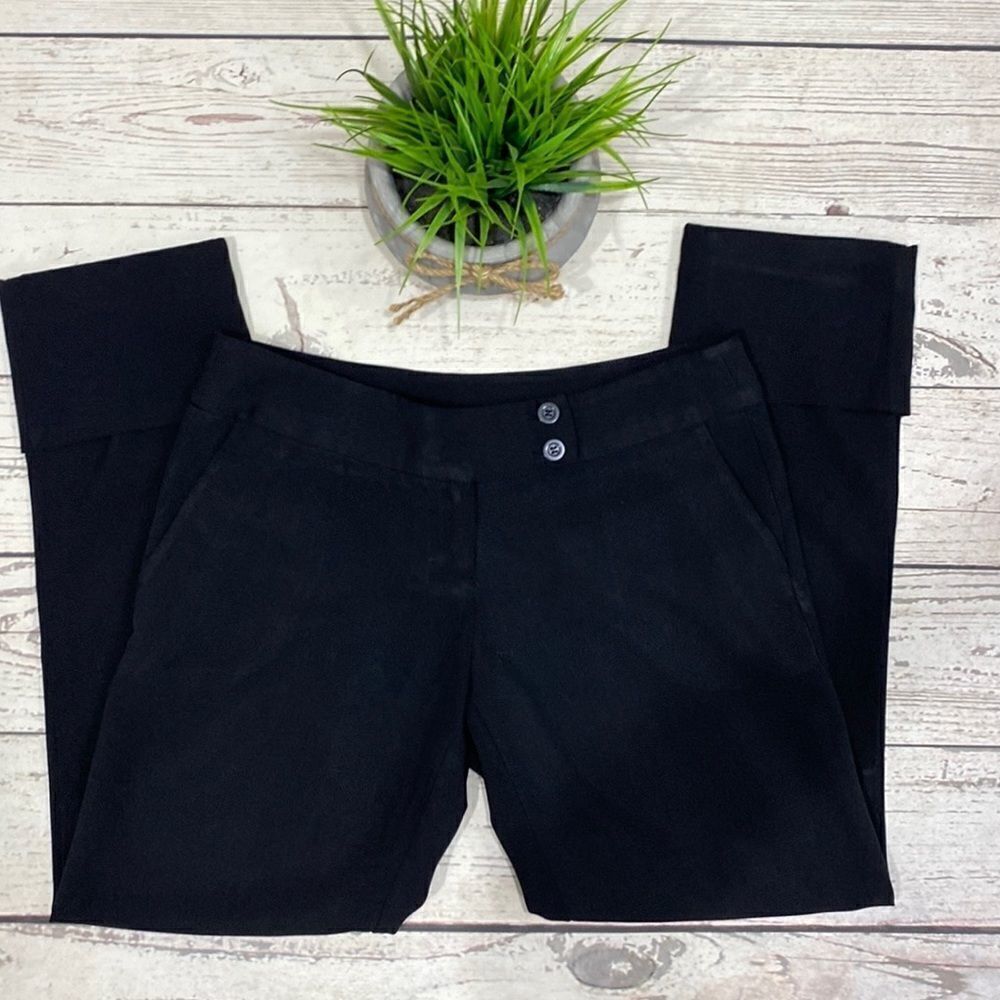 Tracy Evans Cropped Cuffed Dress Business Work Pants